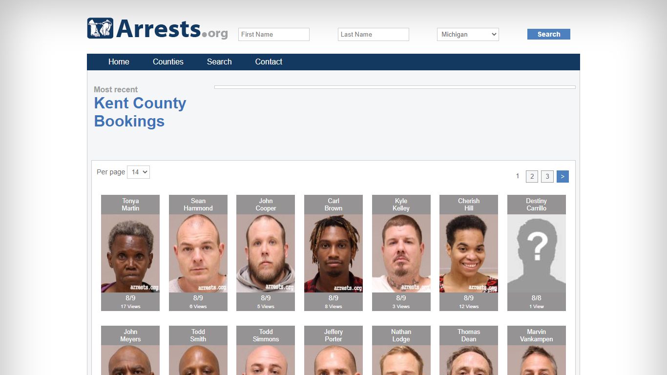 Kent County Arrests and Inmate Search